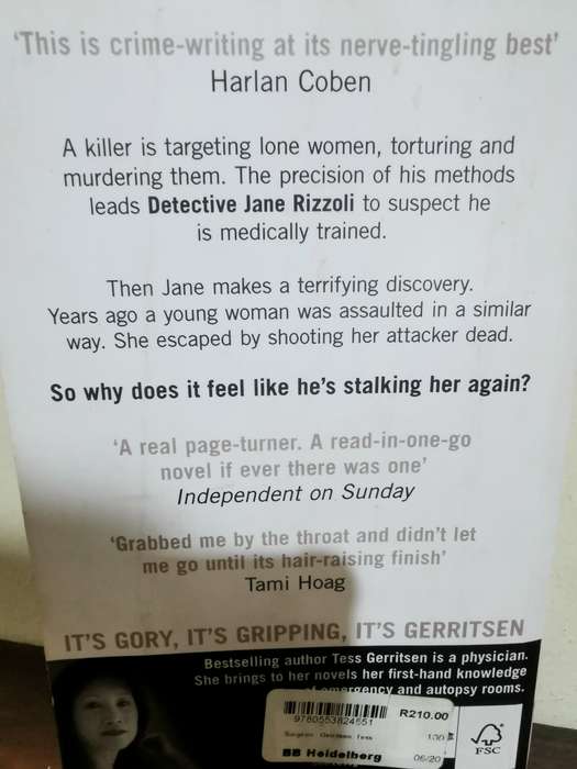 The Surgeon, novel by Tess Gerritsen