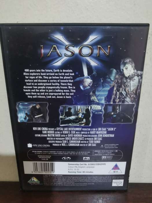 Jason X on DVD