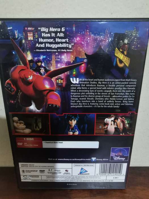 Big Hero 6 on DVD