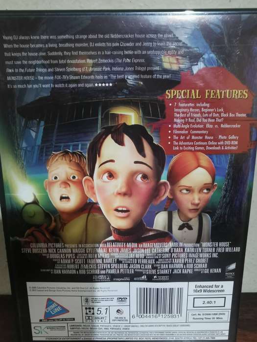 Monster House on DVD