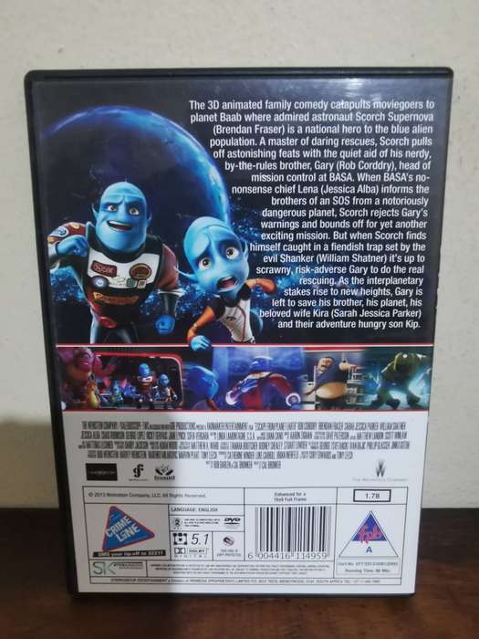Escape from Planet Earth on DVD