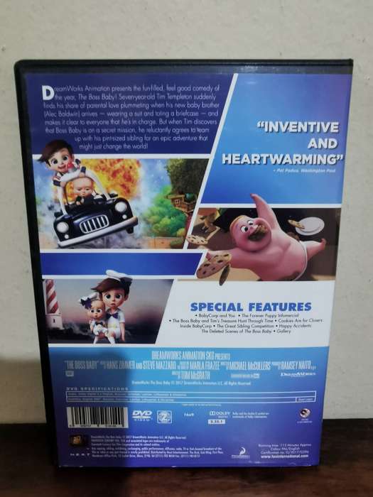 Boss Baby on DVD