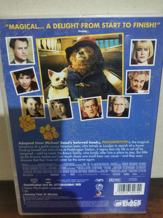 Paddington on DVD