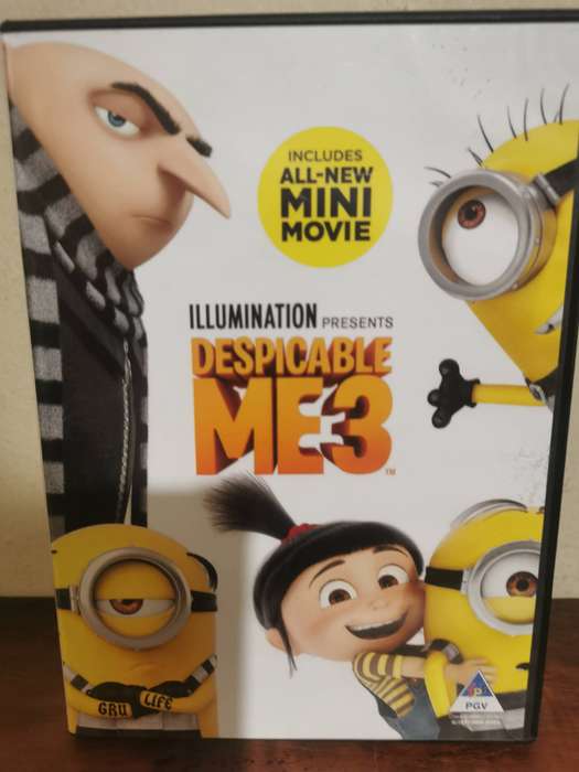Despicable Me 1, 2 and 3 on DVD