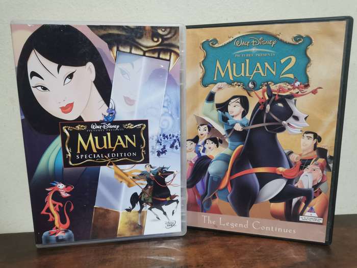 Mulan 1 and 2 on DVD