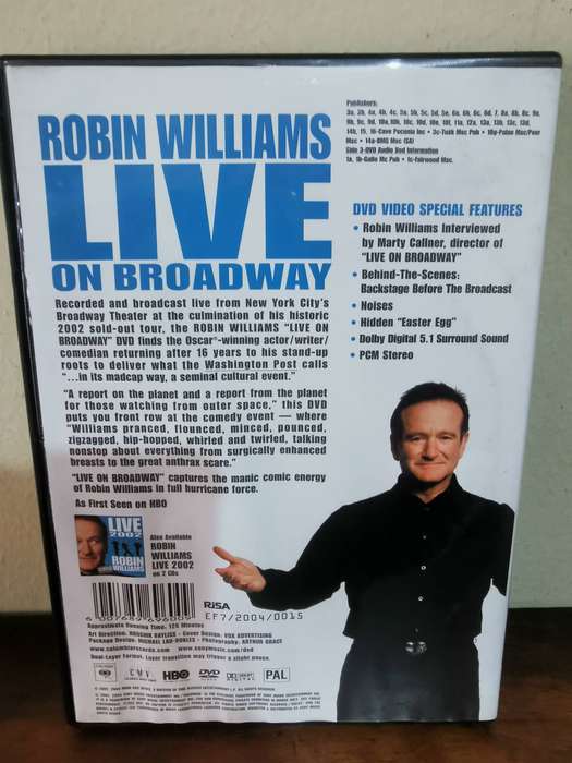 Robin Williams Live on Broadway DVD