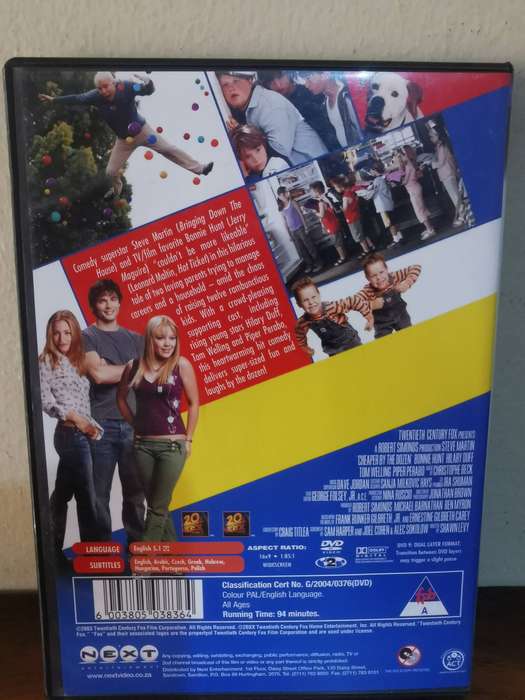 Cheaper by the Dozen on DVD