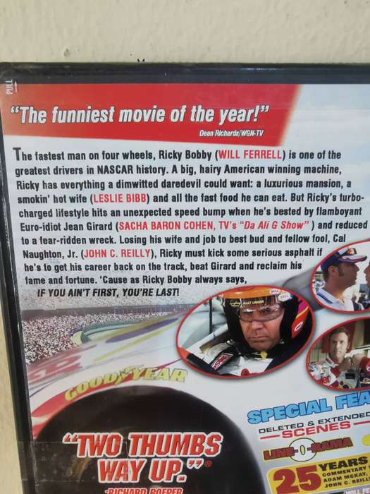 Talladega Nights on DVD