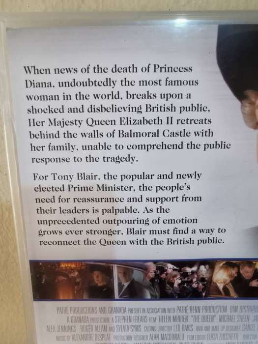 Helen Mirren in The Queen on DVD