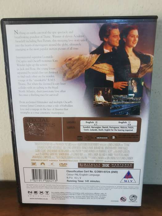 Titanic on DVD
