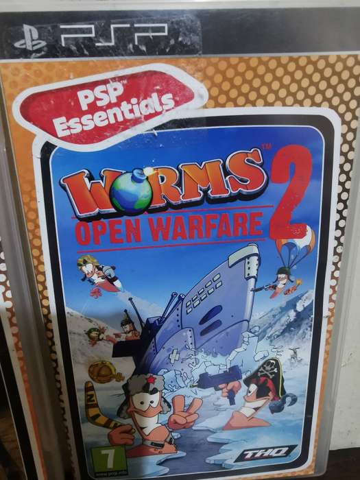 Worms Open Warfare 1 AND 2 on PSP with Booklets