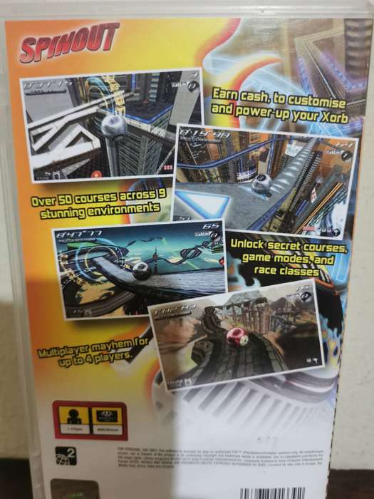 Spinout on PSP with Booklet