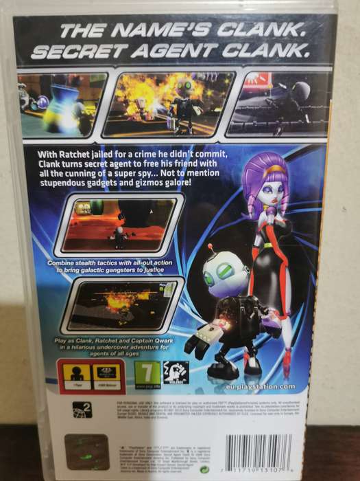 Secret Agent Clank on PSP with Booklet