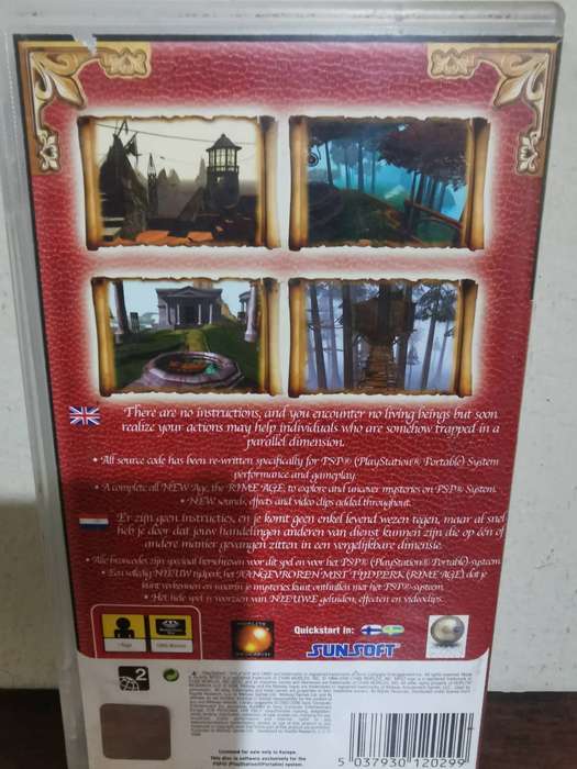 Myst on PSP with Booklet