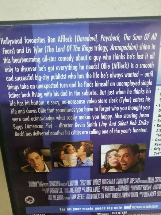 Jersey Girl on DVD