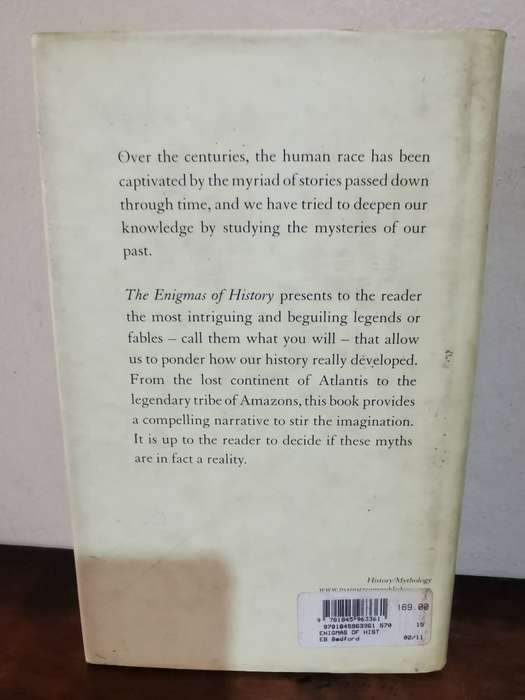 The Enigmas of History - Hardcover by Alan Baker