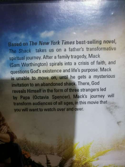 The Shack on DVD