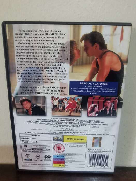Dirty Dancing on DVD