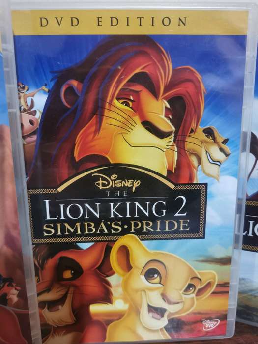 The Lion King 1, 2 and 3 on DVD
