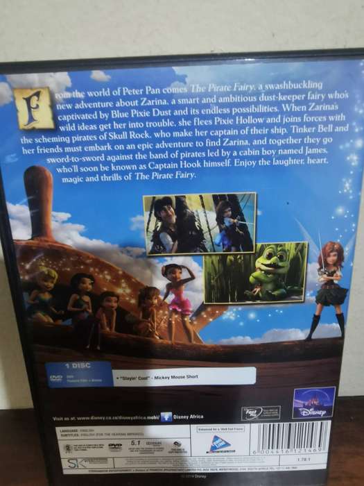 Tinkerbell and the Pirate Fairy on DVD