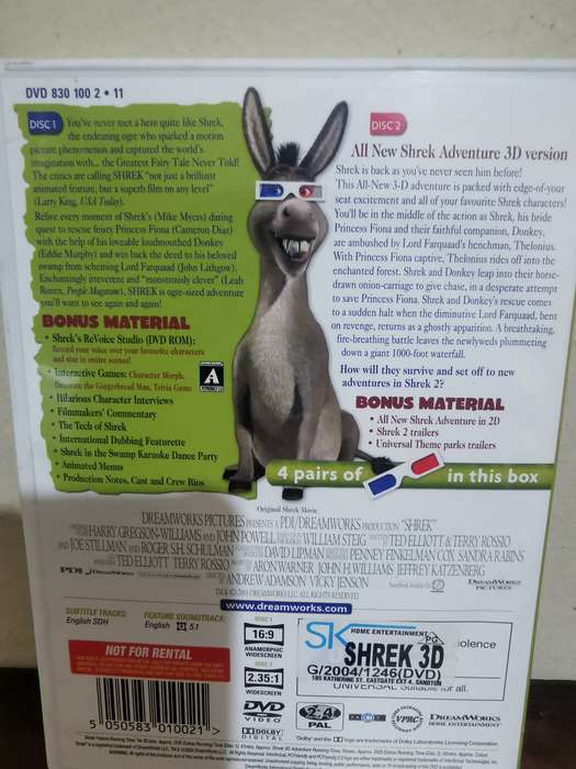 Shrek 3D 2-Disc Special Edition on DVD