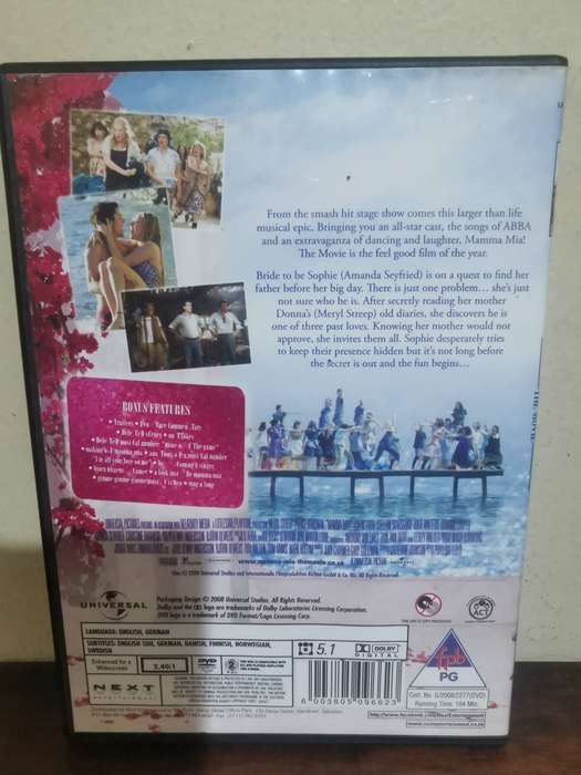 Mamma Mia on DVD