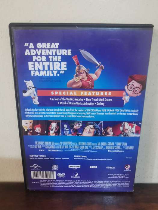 Mr Peabody and Sherman on DVD