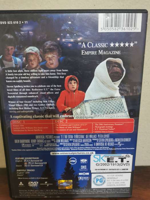 E.T Special Edition on DVD