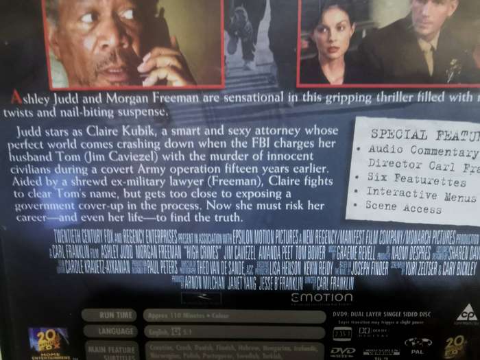 High Crimes on DVD