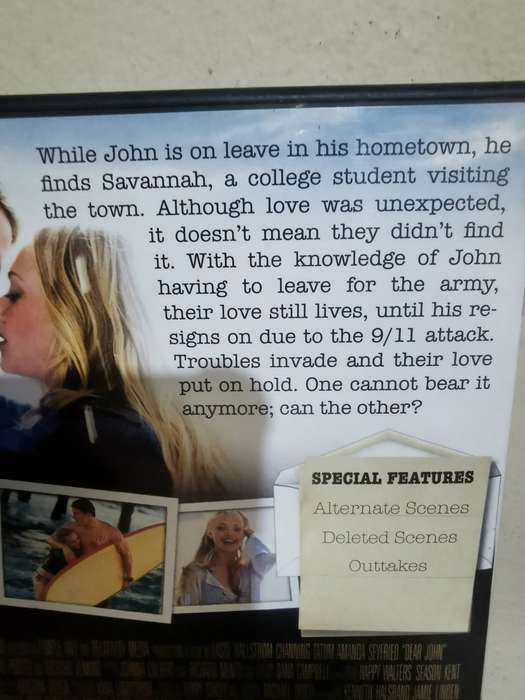 Dear John on DVD