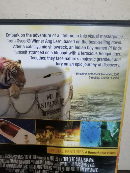 Life of Pi on DVD