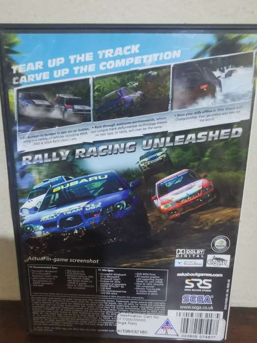SEGA Rally PC Game with Booklet