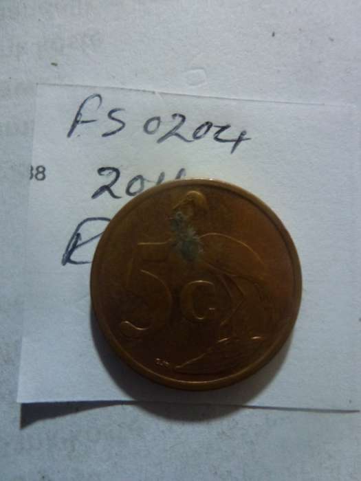 2011 Republic of South Africa 5 cent