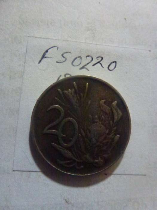 1987 Republic of South Africa 20 cent