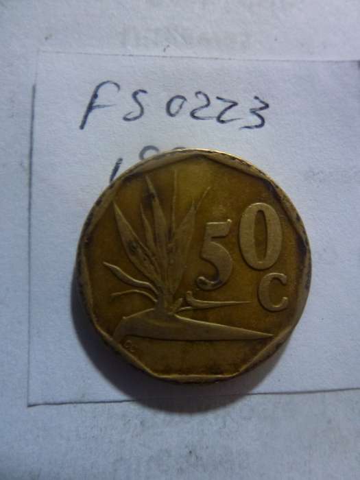 1991 Republic of South Africa 50 cent