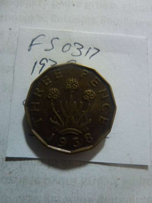 1938 Great Britain 3 pence
