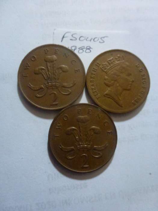 1988 Great Britain 2 pence