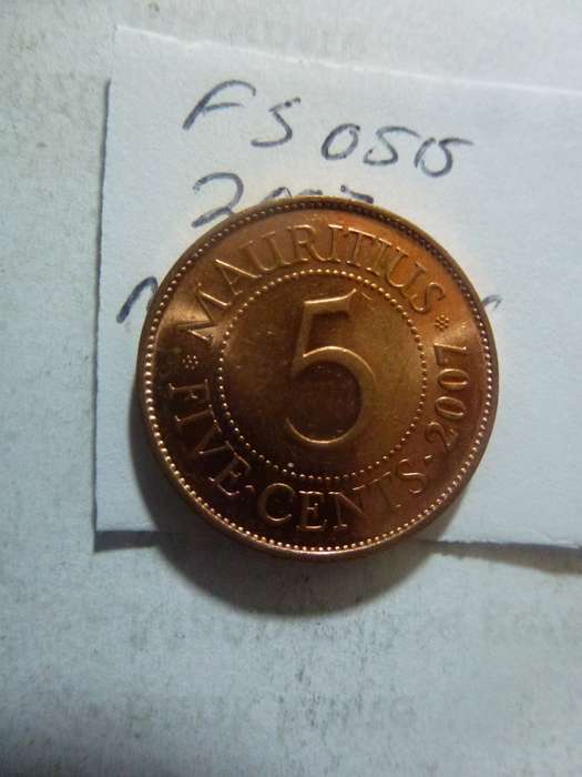 2007 Mauritius 5 cent