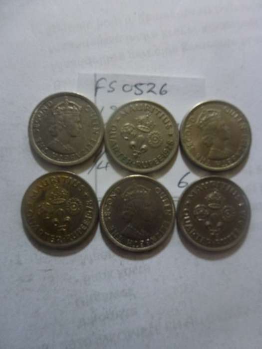 1978 Mauritius 1/4 rupee