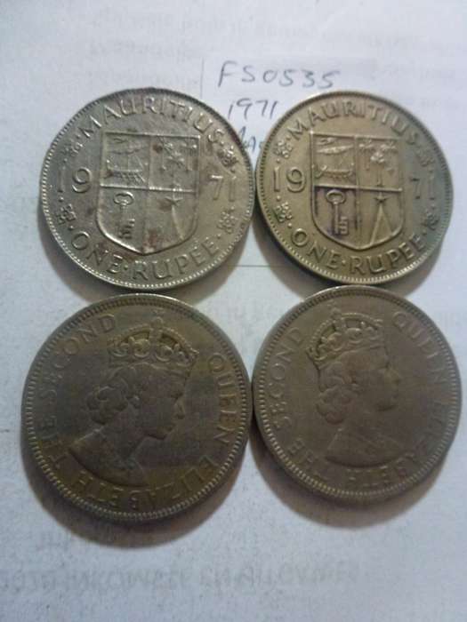 1971 Mauritius 1 rupee