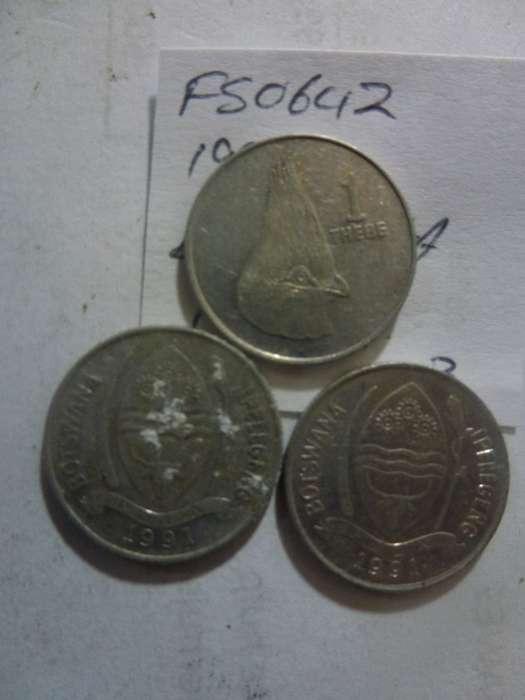 1991 Botswana 1 thebe