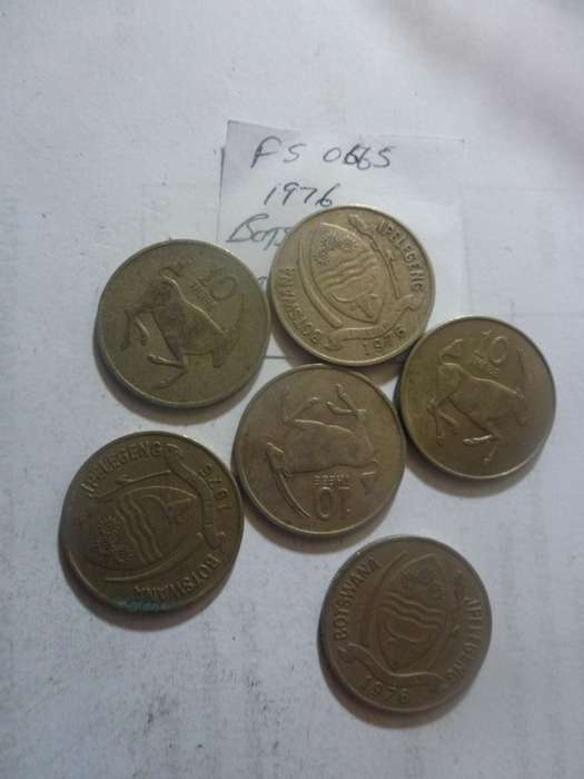 1976 Botswana 10 thebe