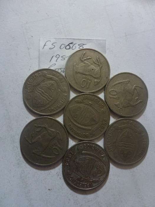 1984 Botswana 10 thebe
