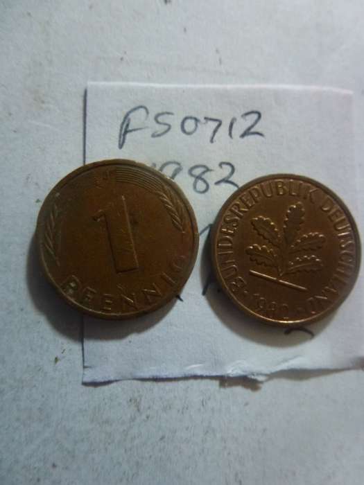 1982 Germany 1 pfennig