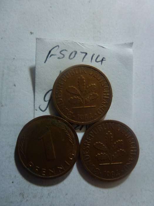 1984 Germany 1 pfennig
