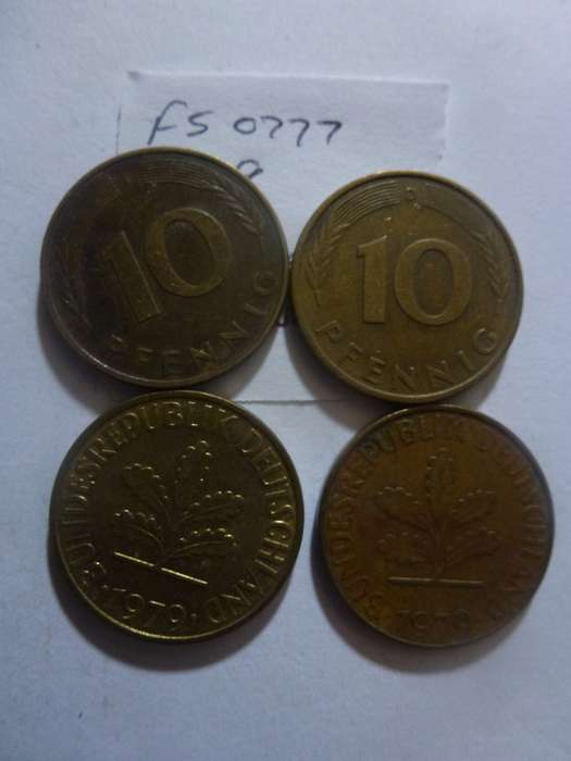 1979 Germany 10 pfennig