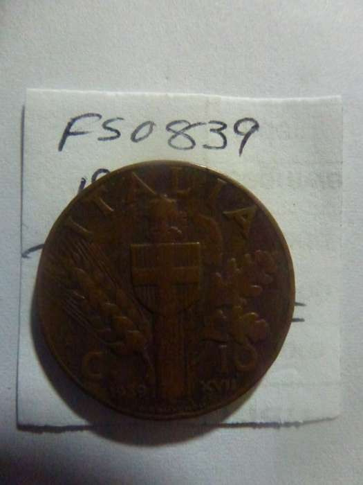 1939 Italy 10 centesimi