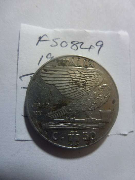 1942 Italy 50 centesimi