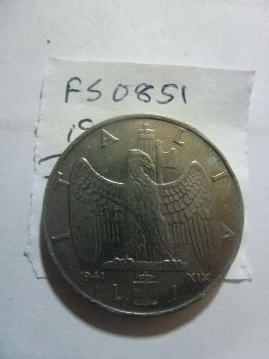 1941 Italy 1 lira