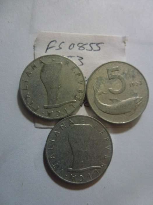 1953 Italy 5 lira